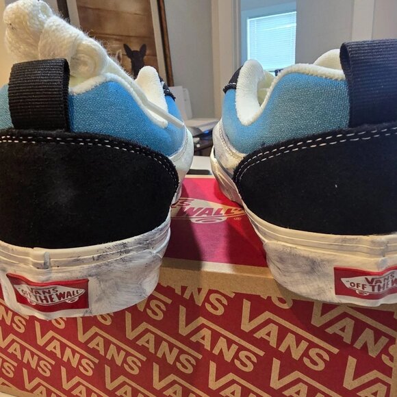 Vans Knu Skool Washed Bluestone Women's Size 7.5 Luxury Distressed VN000CRPJCN - Picture 6 of 11